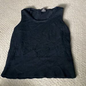 women’s black sweater vest